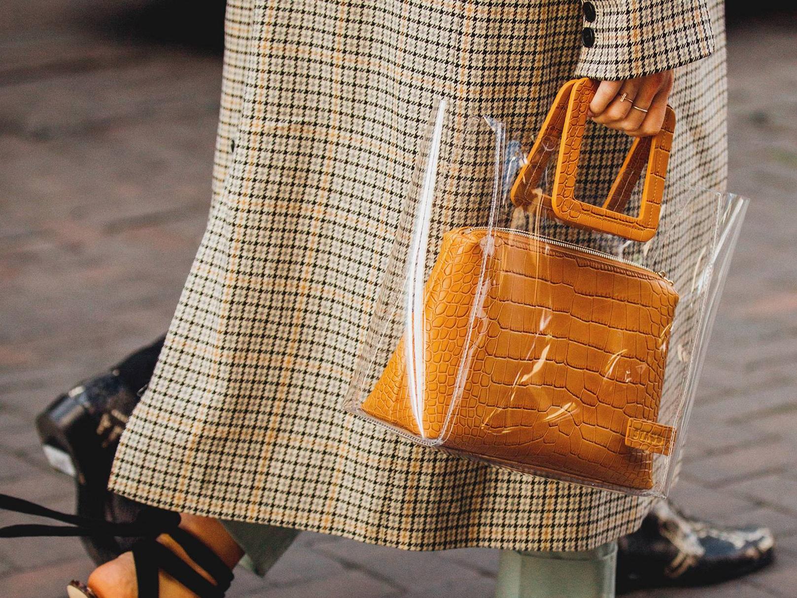 Transparent handbags