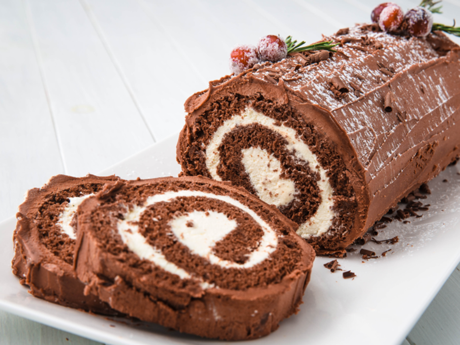 Christmas cake (bûche de Noël) recipe