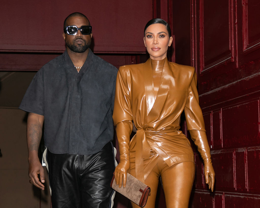Kim Kardashian Squeezes Herself Inside latex
