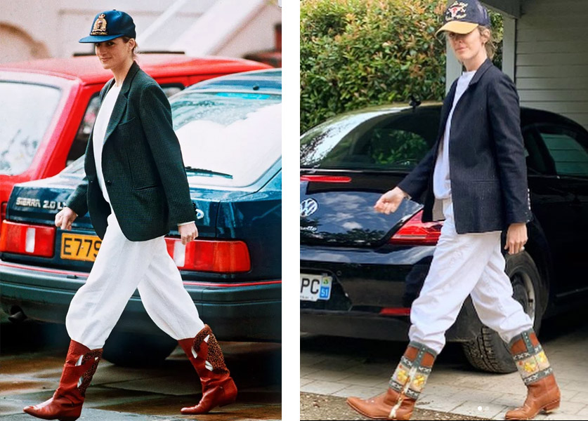lady-diana---The-Cow-boy-boots-look---peggy-frey