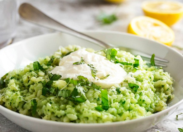 Lemon Burrata Risotto