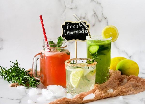 3 Homemade Refreshing Lemonades