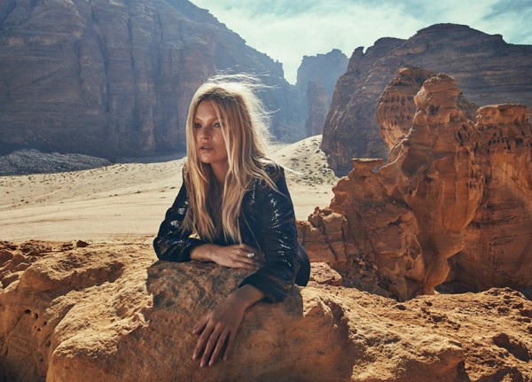 Kate Moss the Bad Girl in Al Ula