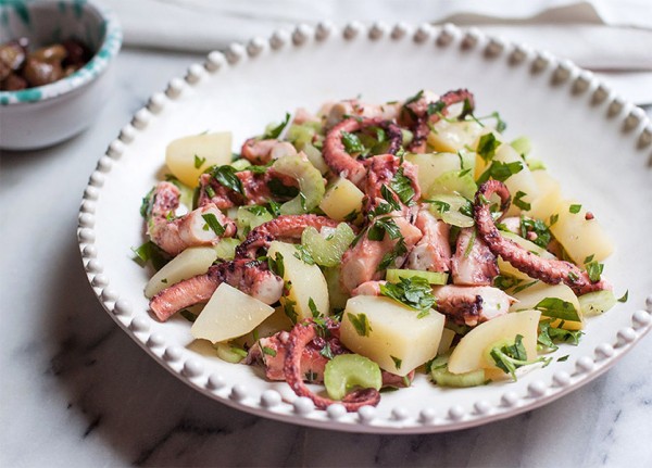 Italian octopus and potato salad