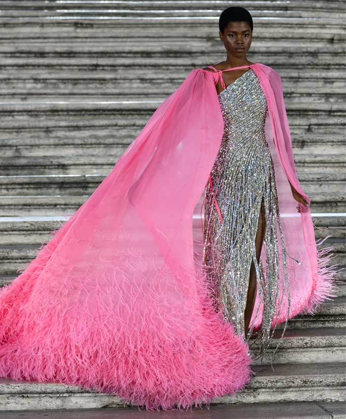 Valentino Unveils Haute Couture Fall/Winter 22-23 in Rome