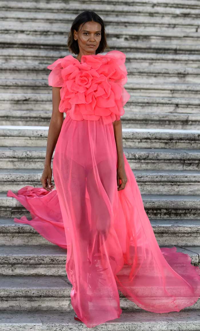 Valentino Unveils Haute Couture Fall/Winter 22-23 in Rome