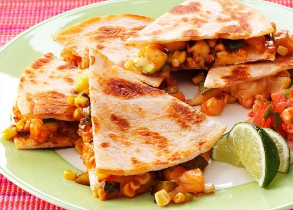 Grilled Shrimp Quesadilla