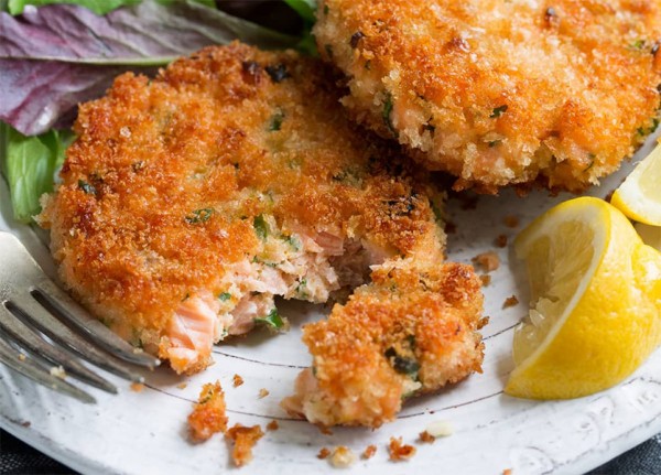 Fried salmon pie Fried salmon pie