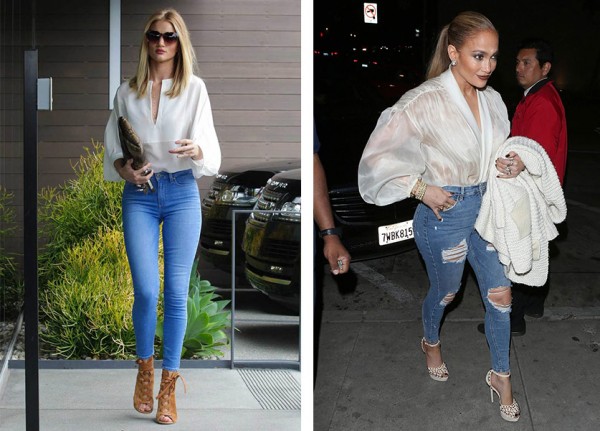 The slim jeans are still in style and here is the proof