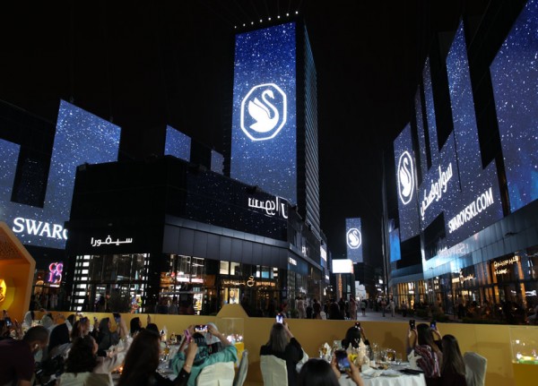 سواروفسكي تستقطب الأنظار عبر 82 شاشة  عرض ضخمة في بوليفارد الرياض