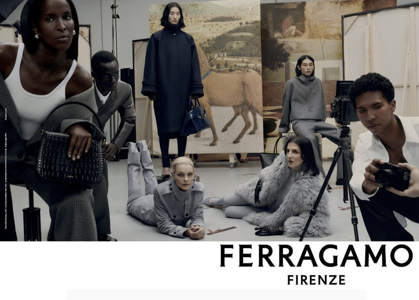 Ferragamo Features Paiting Courtesy of La Gallerie Degli Uffizi in new Renaissance Campaign