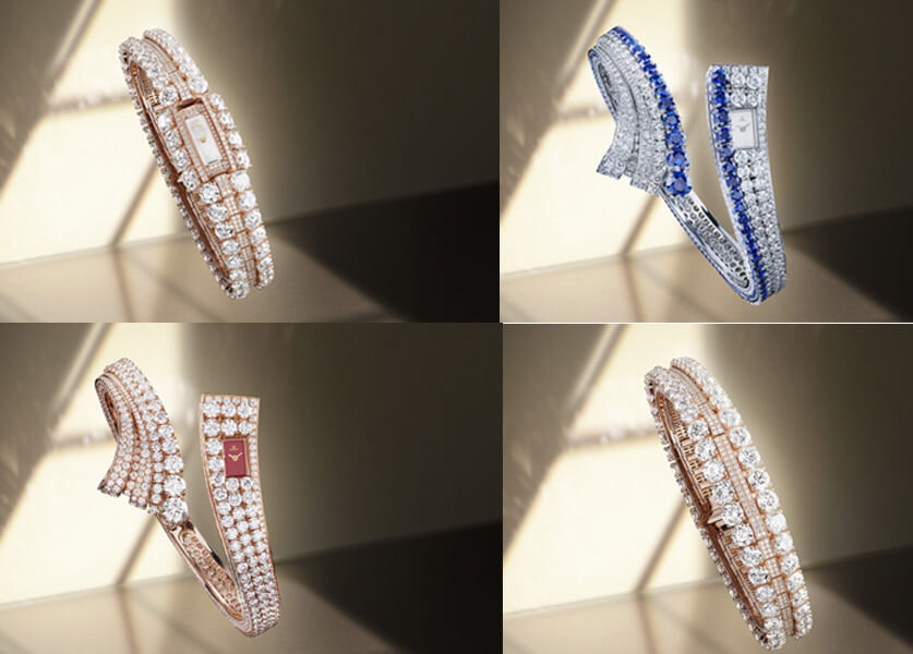 Jaeger-LeCoultre Creates Three High Jewellery Watches with Signature Calibre 101