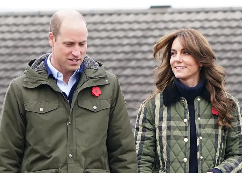 Kate Middleton and Prince William, a radiant and perfectly matched couple during an outing in Scotland
