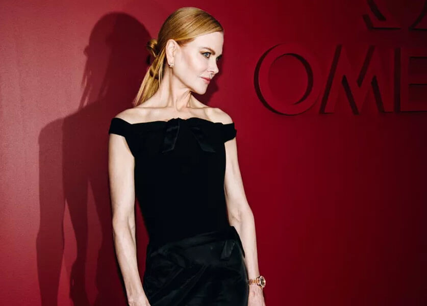 Nicole Kidman rocks a 'bow tie' ponytail, perfect for party season