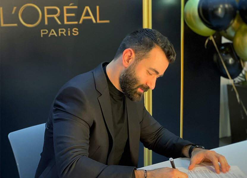 Jerry Ghazal: L’Oréal Paris Male Face for Lebanon