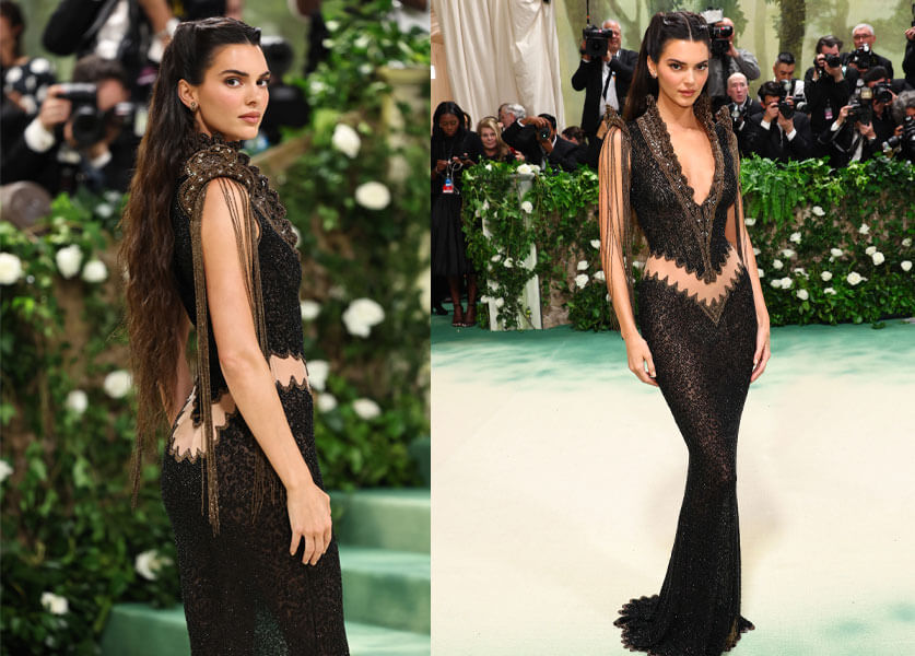 Kendall Jenner in a Givenchy  Dress at the 2024 Met Gala