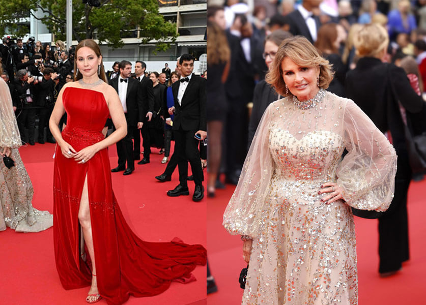 نجمات يتألقن على السجادة الحمراء لمهرجان Cannes السينمائي 2024
