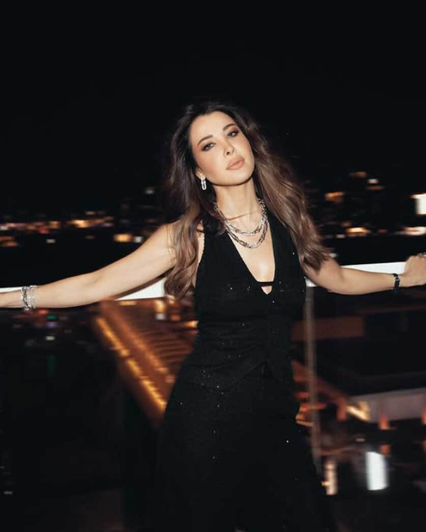 نانسي عجرم تحتفل في عيد ميلادها في أمستردام