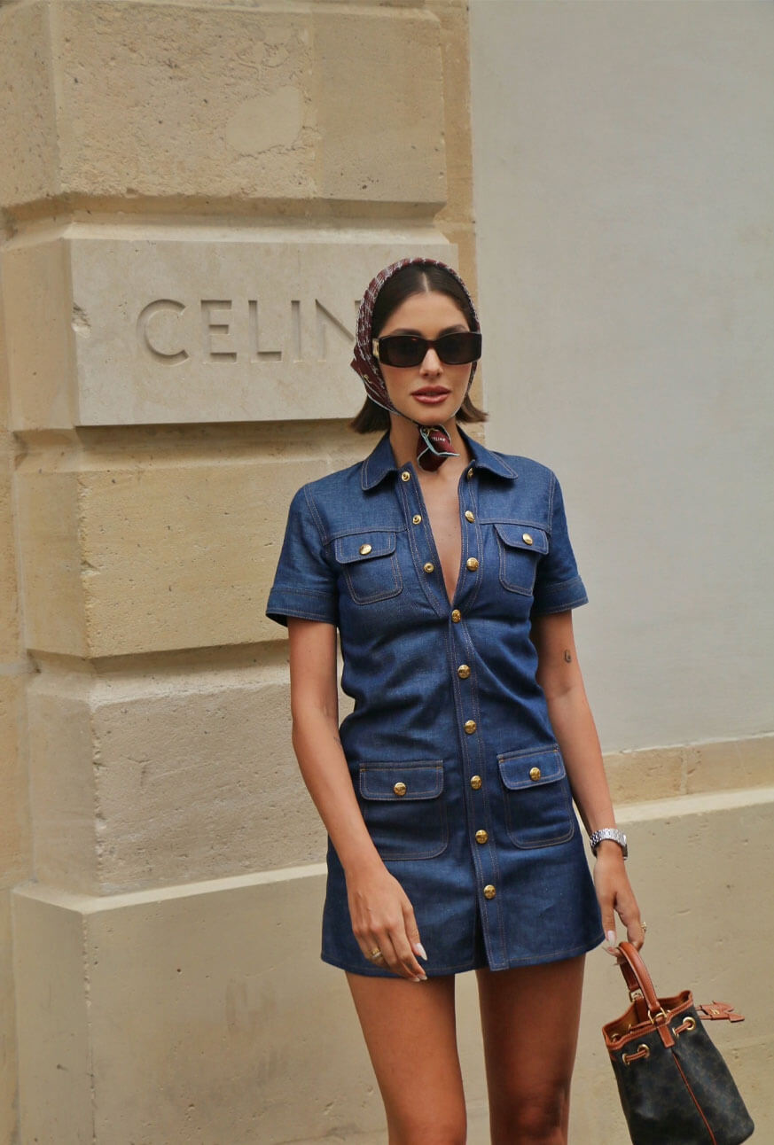 نور عريضة تمثّل النساء العربيات في عودة  عرض أزياء Celine في فرنسا