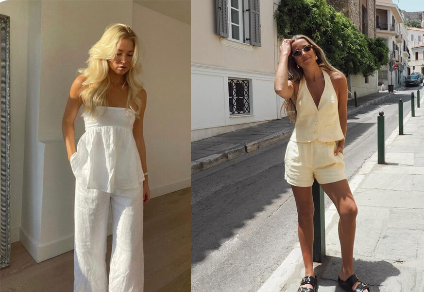 The Effortless Elegance of Linen Sets This Summer