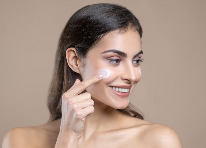 كريم مرطب للوجه لبشرة مشرقة وشابة
