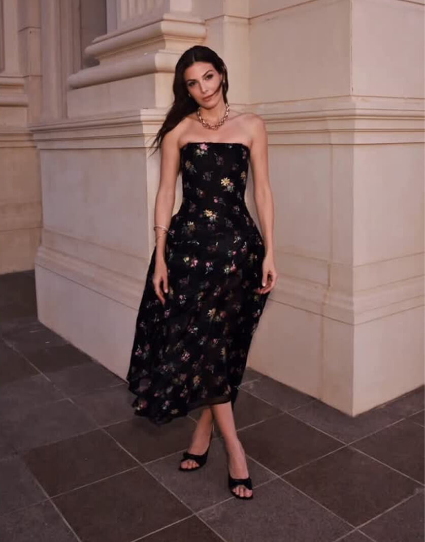 رزان جمال بإطلفالة حالمة من تويقيع دار Dior