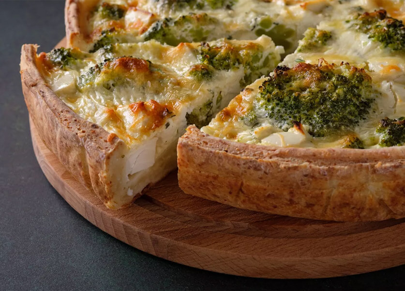 طريقة عمل تارت البروكلي والفيتا