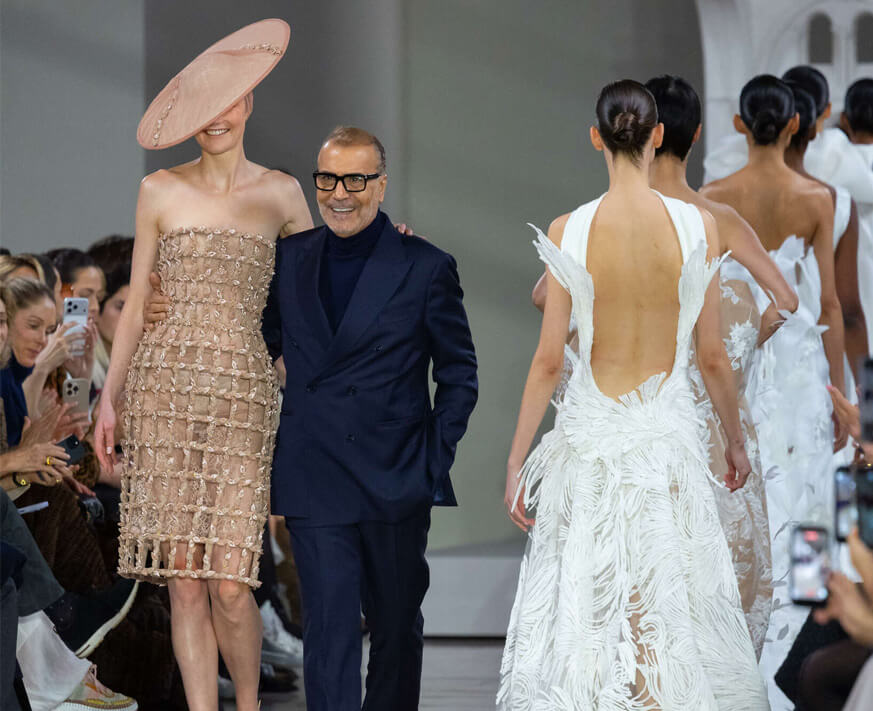 تصاميم جورج شقرا لربيع وصيف ٢٠٢٦ عصرية بقوة الربيع!