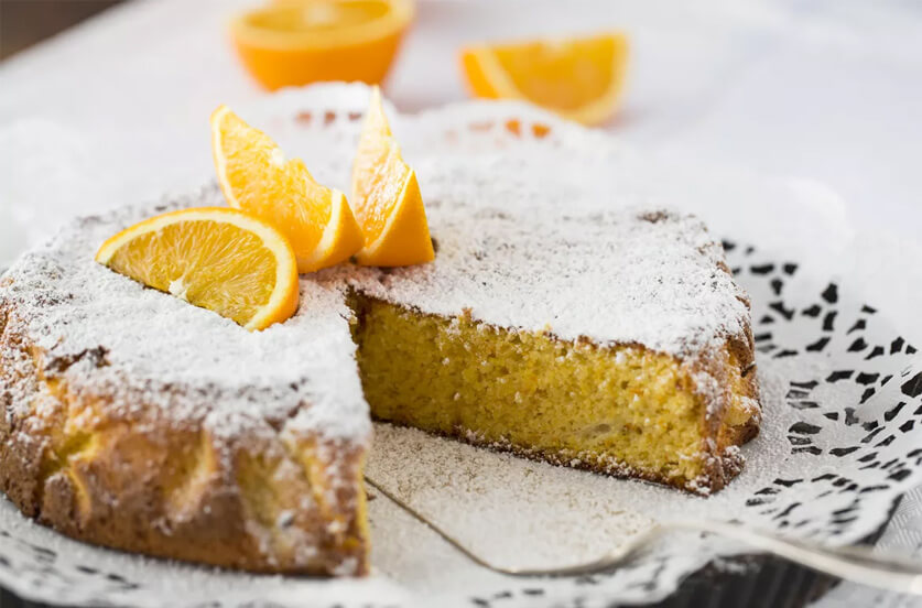 طريقة عمل كيكة البرتقال الطرية