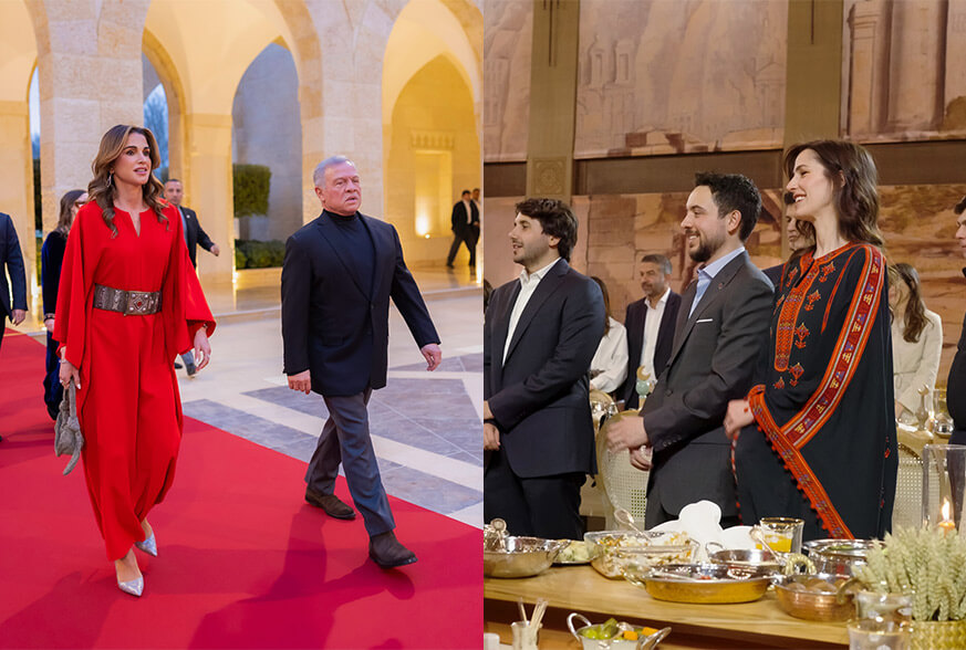 افطار الملكة رانيا والعائلة الهاشمية الاردنية