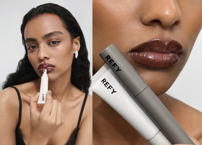 ثنائي الشفاه لاطلالة طبيعية دون المبالغة في ابرازها