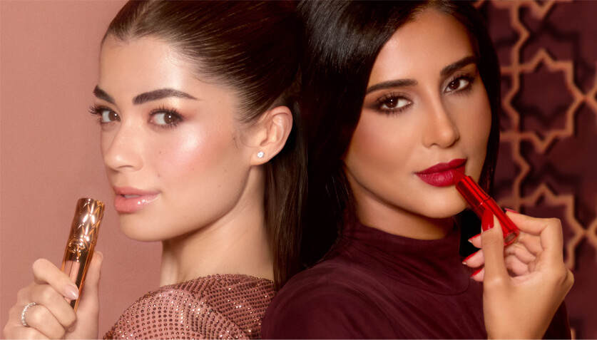 تعرفي على اسرار جمال ليلى زاهر ورهف الحربي  نجمتا حملة Charlotte Tilbury في رمضان
