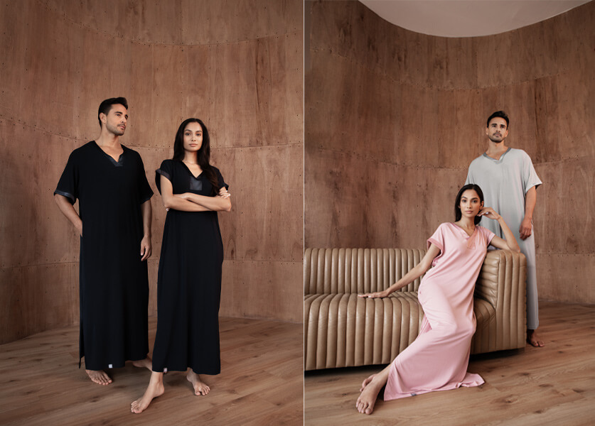 One of a Kin وأولى مجموعاتها من العبايات المنزلية