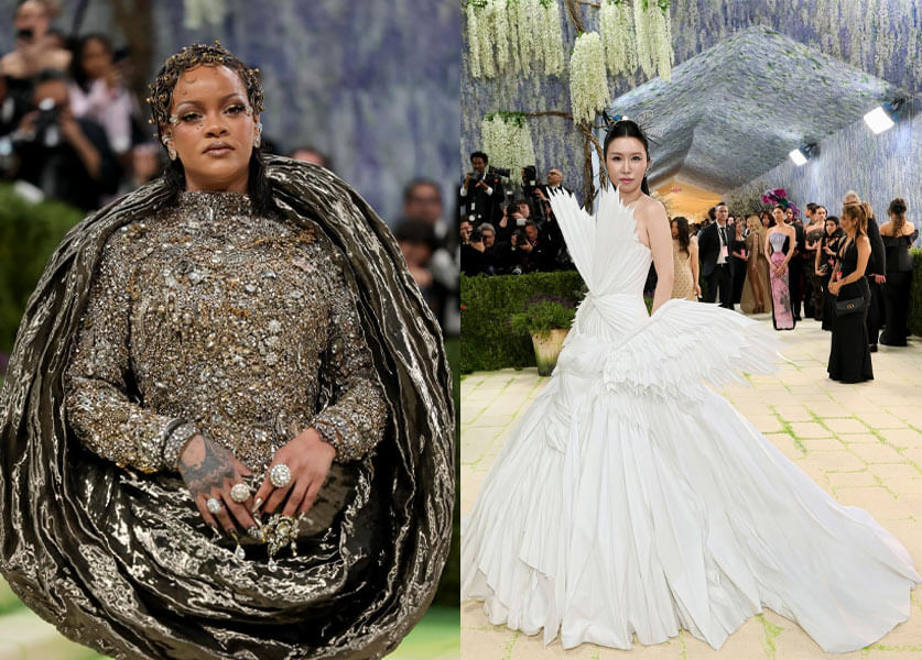 Met gala 2026: ازياء اشبه بلوحات فنية مبتكرة ومنحوتات كلاسيكية
