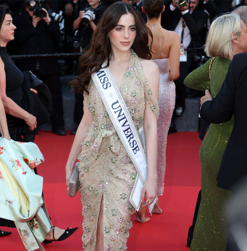 Miss Universe Fátima Bosch Wears Ziad Nakad on the Cannes Red Carpet