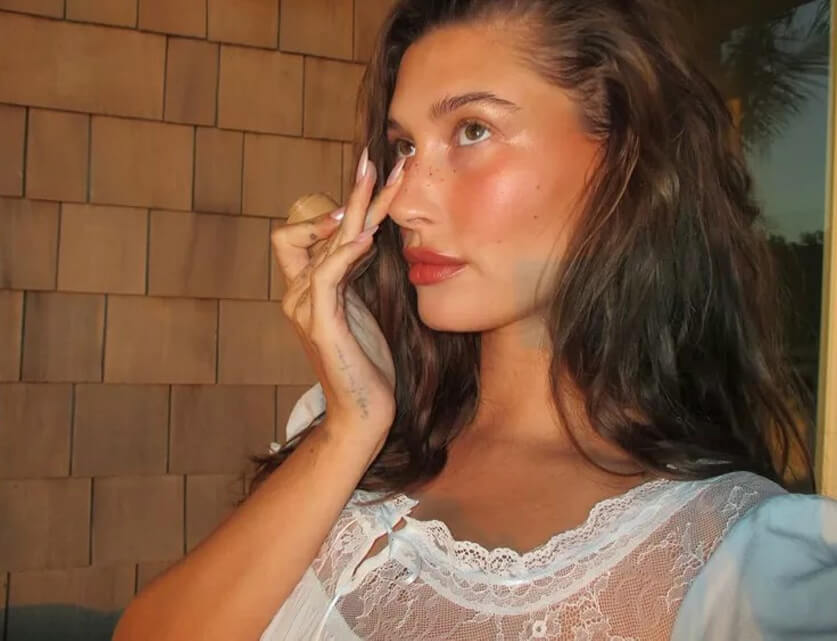 The viral sunburn look!  with Benefit Cosmetics