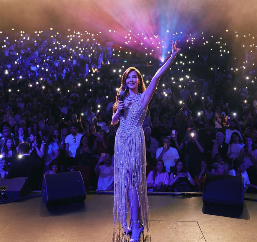 نانسي عجرم تتألق على مسرح الأولمبيا الباريسي