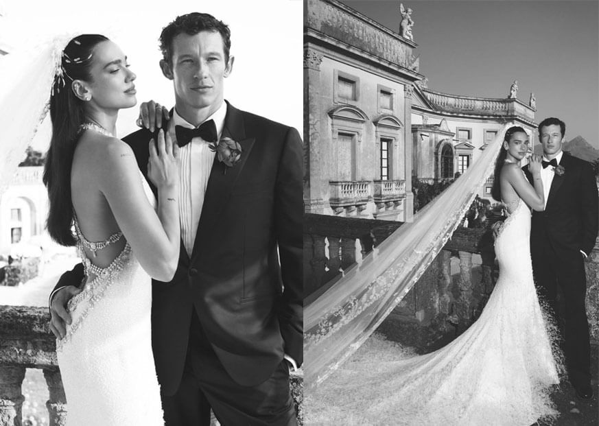 Dua Lipa and Callum Turner’s Wedding Pictures:  Inside The Romantic Celebration in Palermo