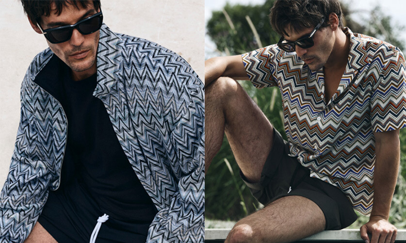 أزياء2027 Missoni للرجال رياضية مريحة وأنيقة للعطلات