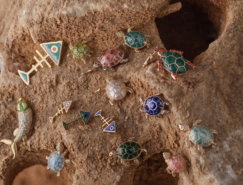 Lina Joudi Honors Mona Khalil with a Jewelry Collection Inspired by Tyre's Sea Turtle