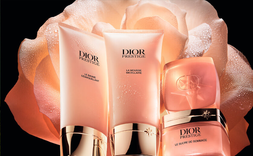 Dior Prestige Introduces New Skincare Steps  With a Rose Infused Collection