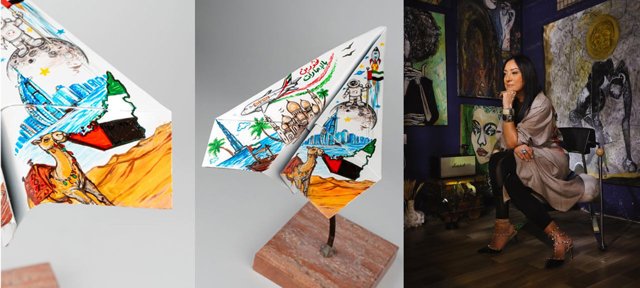 ACROSS BORDERS, ON WINGS OF HOPE سلسلة فنية جديدة للفنانة سوزي ناصيف image