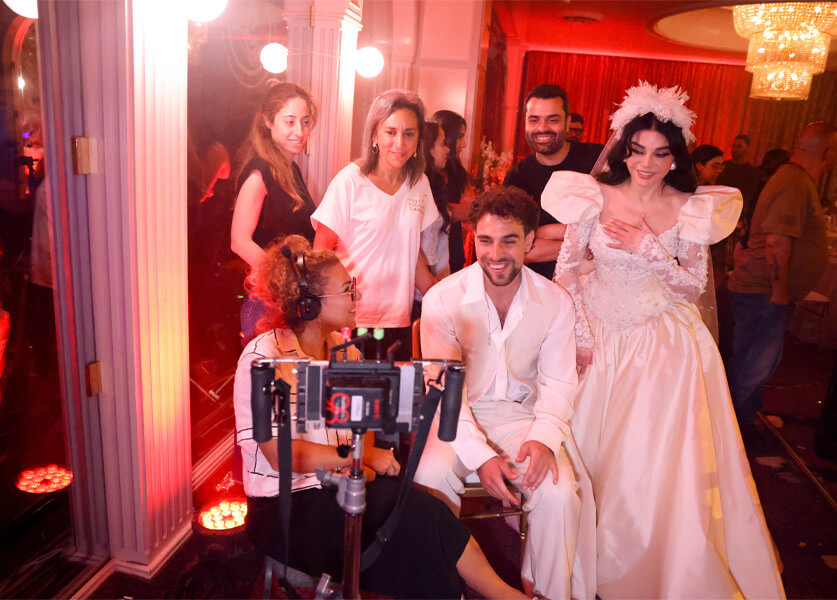 صور وأخبار حصرية من كواليس كليب "بحبك" لهيفا و St Levant