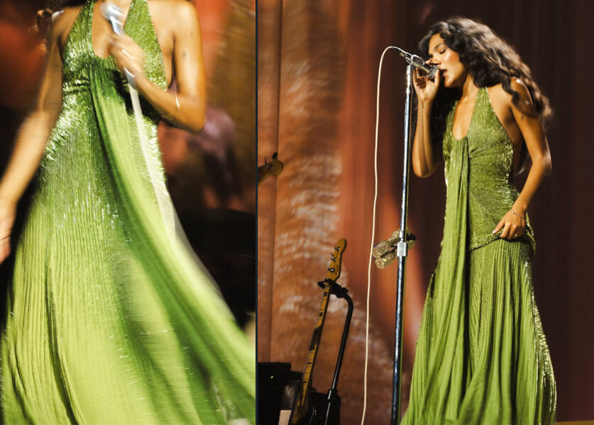 Olivia Dean Wears Elie Saab Fall/Winter 2026 on Her “The Art of Loving” Tour