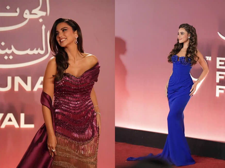 مهرجان الجونة السينمائي 2026:  أربع نجمات وإطلالات بتوقيع طوني ورد