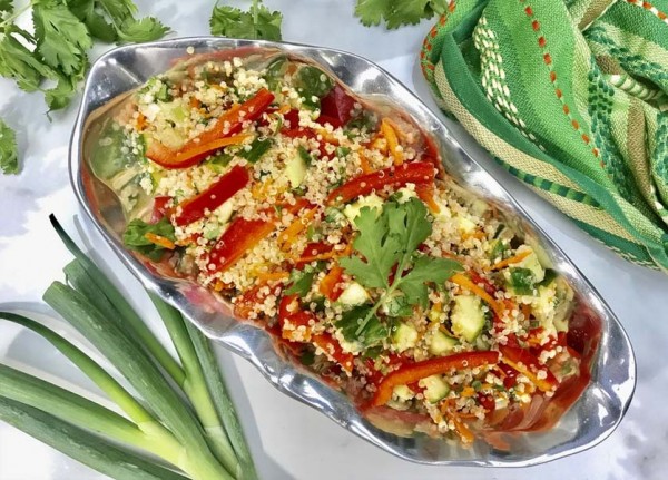 Thai quinoa salad