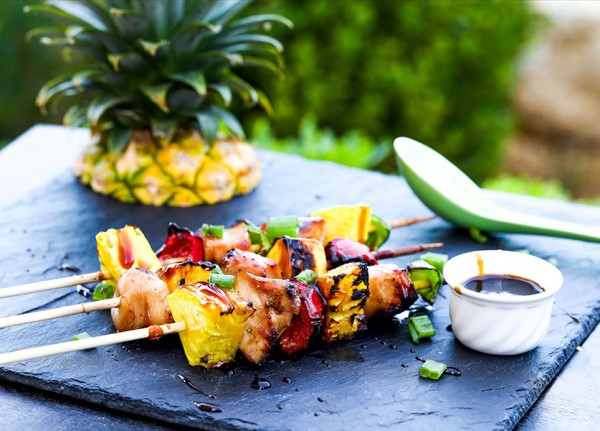 The Tropical Chicken and Pineapple Skewers