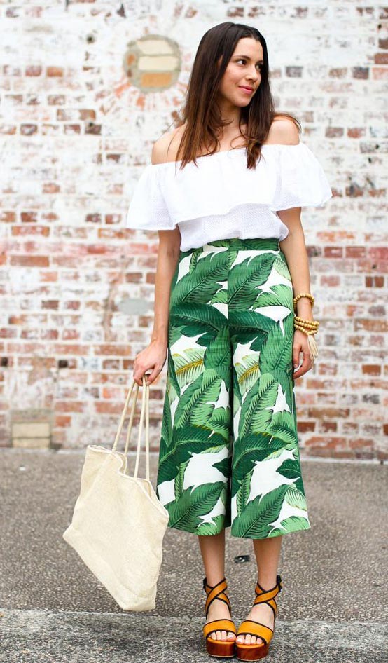 jungle culottes